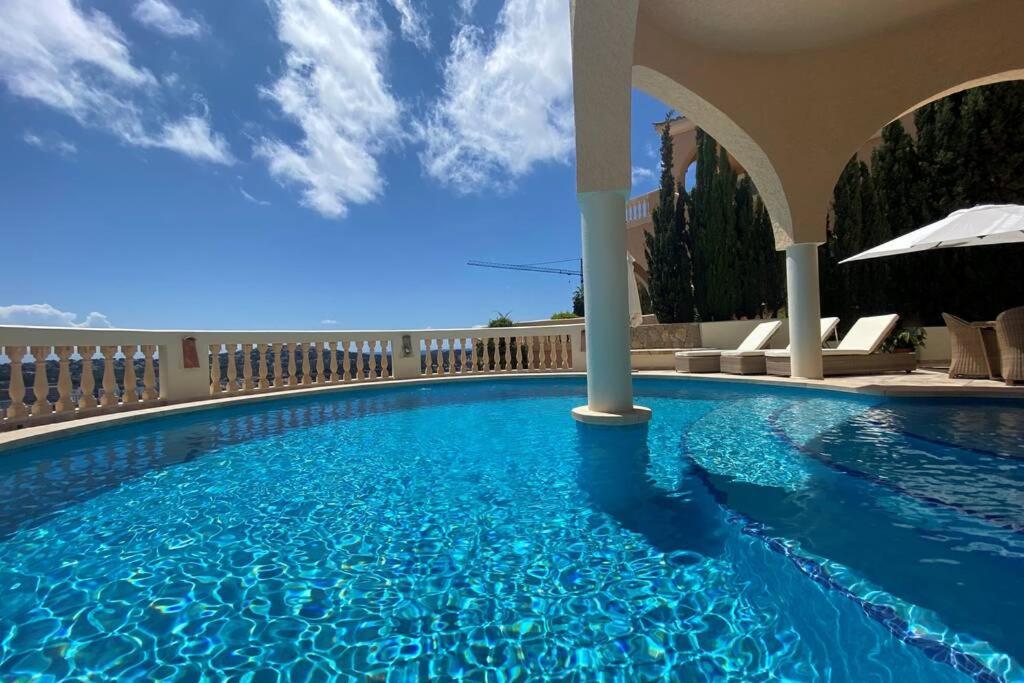Meerblick Villa "Buena Vista" In Santa Ponsa, Mallorca Exterior foto