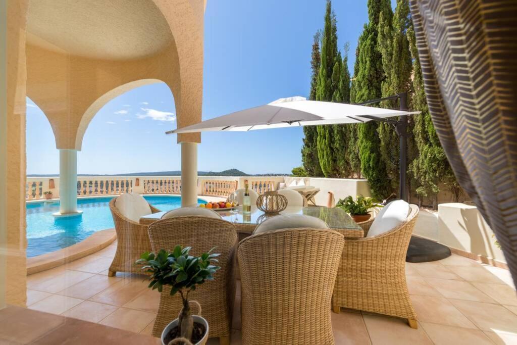 Meerblick Villa "Buena Vista" In Santa Ponsa, Mallorca Exterior foto