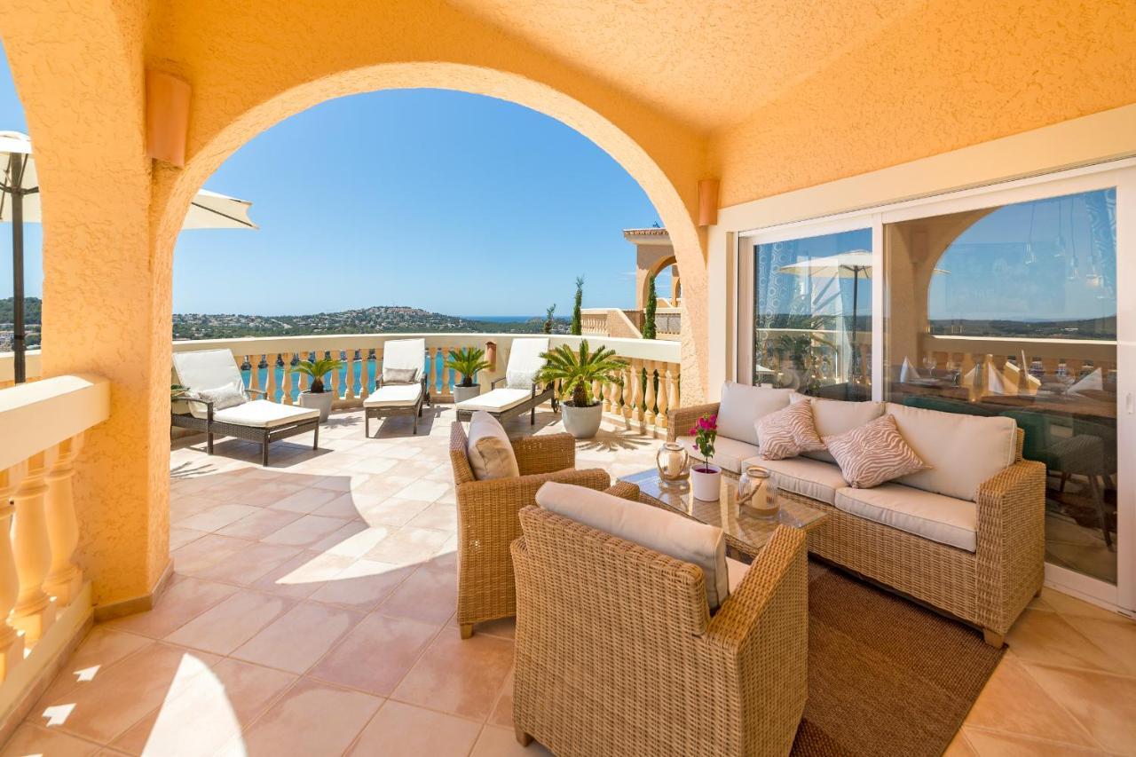 Meerblick Villa "Buena Vista" In Santa Ponsa, Mallorca Exterior foto